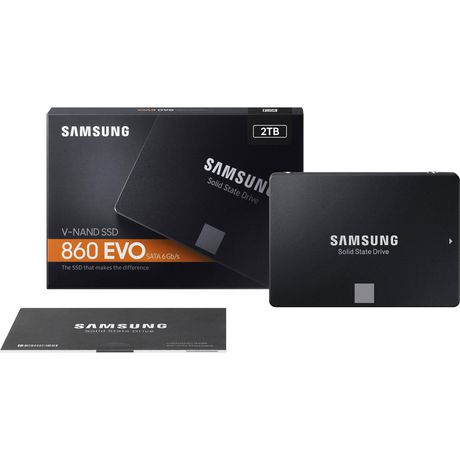 Samsung 860 EVO 2TB SATA 2.5" Internal SSD (MZ-76E2T0)V-NAND Technology