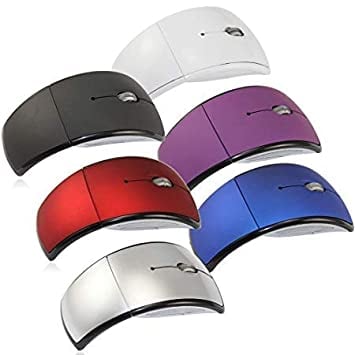 Folding Wireless Mouse 2.4 GHz,Multi Colors,MULTI COLOR AVAILABLE