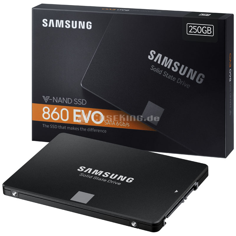 SAMSUNG 860 EVO 250GB SATA 2.5″ INTERNAL SSD (MZ-76E250)V-NAND TECHNOLOGY