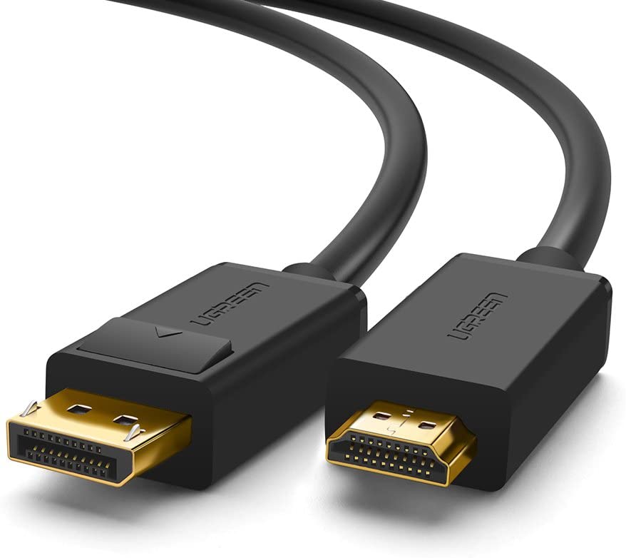 DisplayPort to HDMI  Gold Plated  Male to Male Audio Video  Cable (3ft/6ft, Black