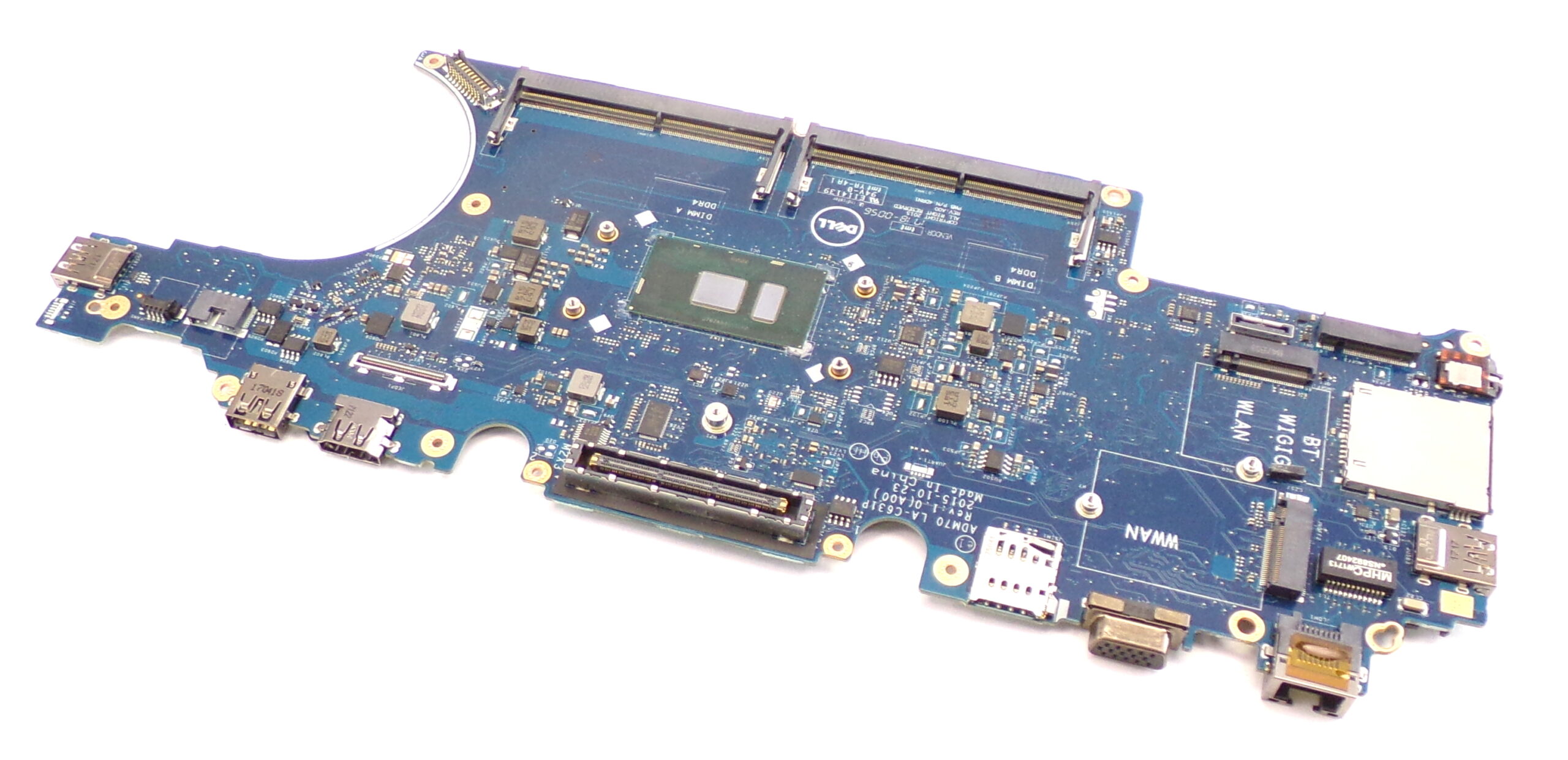 Dell Latitude E5470 Laptop Motherboard i5-6300u CPU, ADM70 LA-C631P BRAND NEW