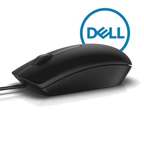 Dell Wired Optical Mouse- MS116 ( BLACK) NEW