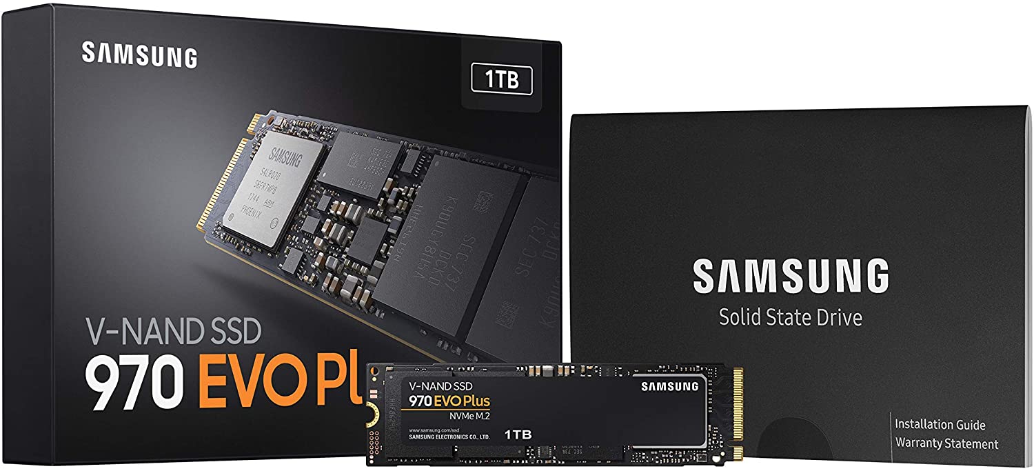 Samsung 970 EVO Plus 1TB M.2 NVMe Internal Solid State Drive (MZ-V7S1T0B/AM)
