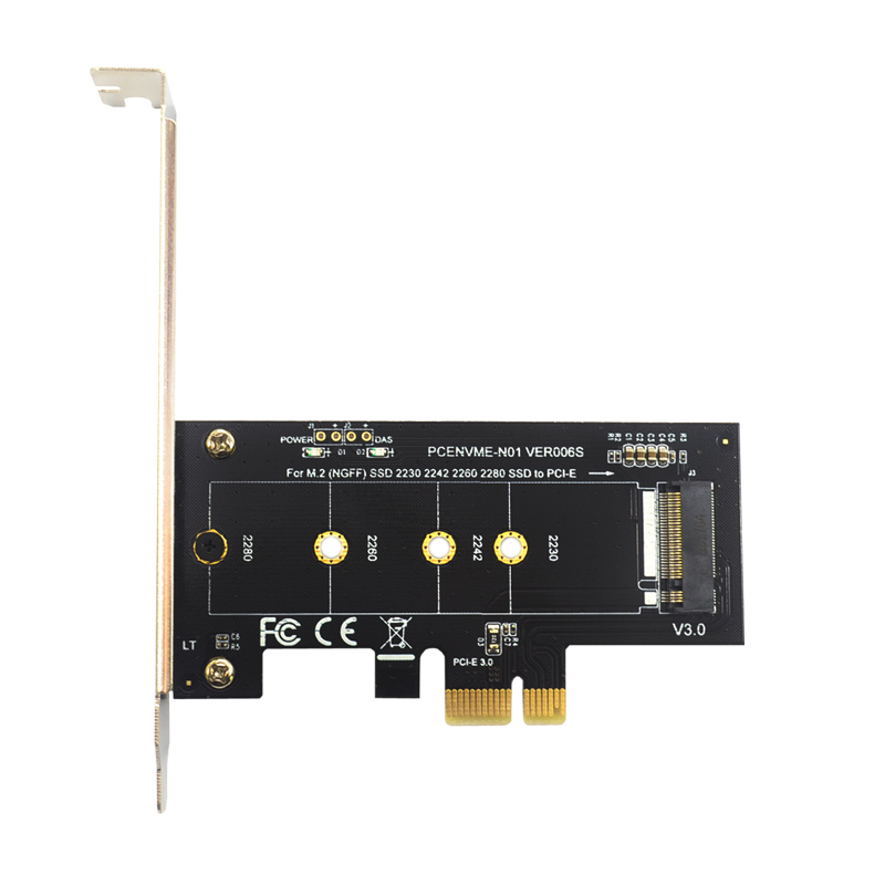 PCIE to M2 Adapter PCI Express 3.0 X1 to NVME SSD M2 PCIE Add on Cards