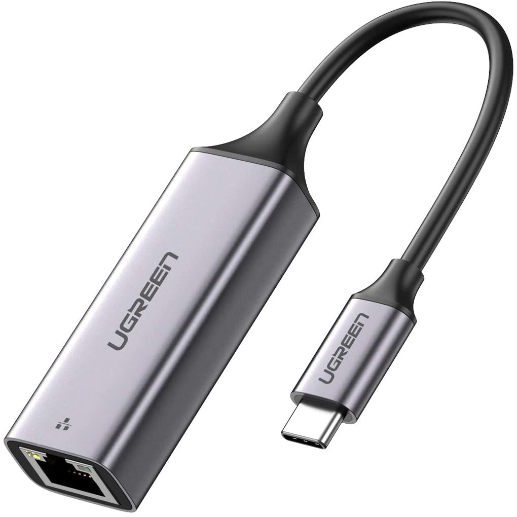 USB C to Ethernet Adapter,  Type C to RJ45 Thunderbolt 3 Network LAN Adapter 10 100 Mbps