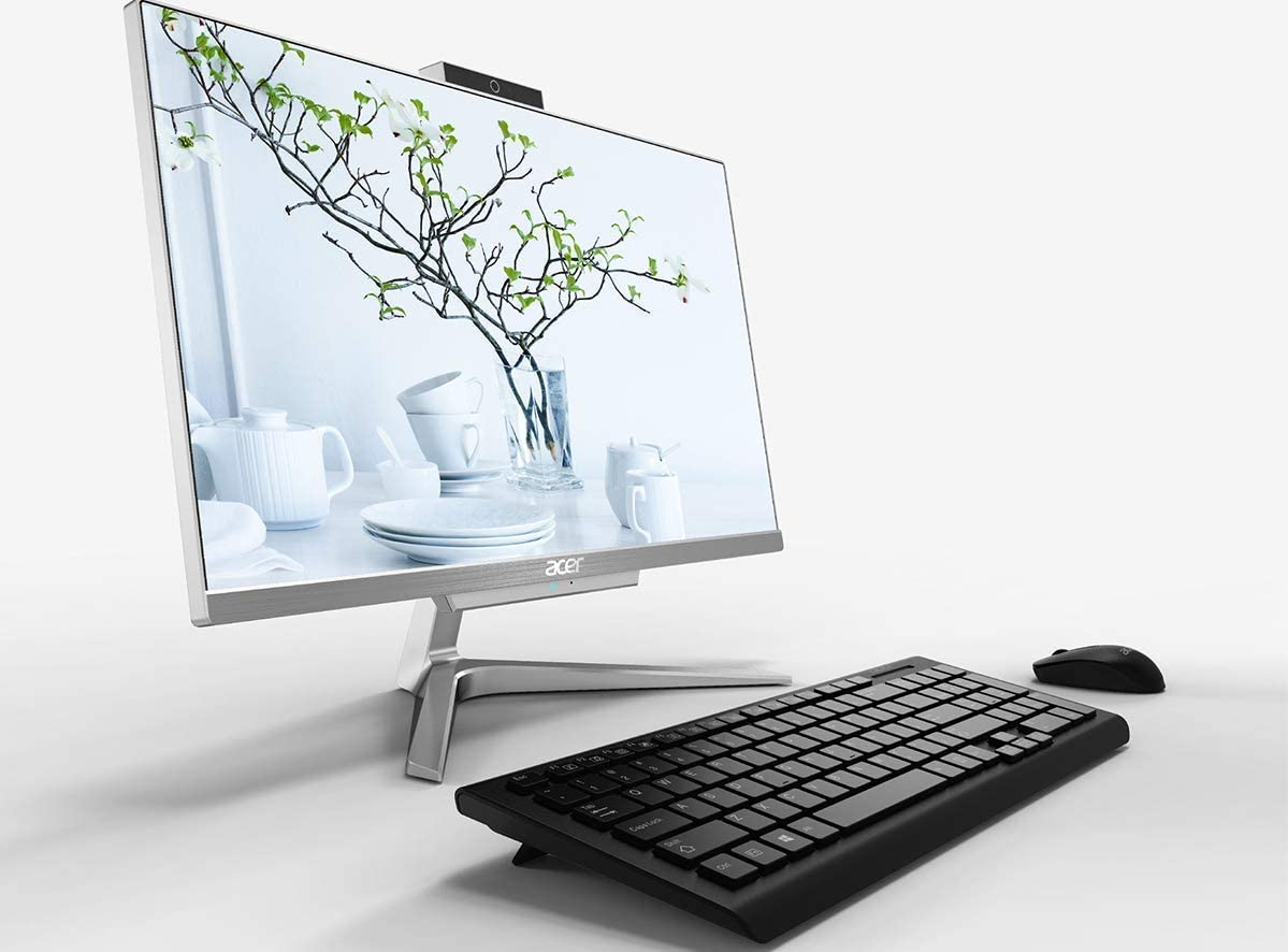 Acer Aspire C24-865-ACi5NT AIO Desktop, 23.8" Full HD, 8th Gen Intel Core i5-8250U, 12GB DDR4, 1TB HDD, 802.11ac WiFi, Wireless Keyboard and Mouse, Windows 10 Home
