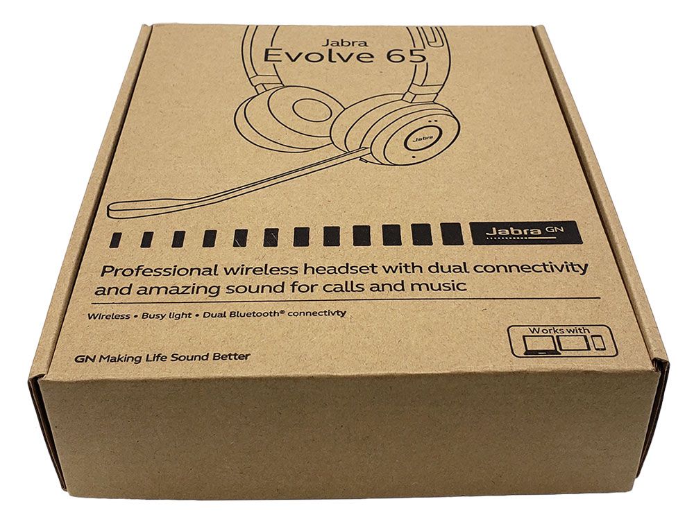 Jabra Evolve 65 MS Stereo Bluetooth Headset (6599-823-309)