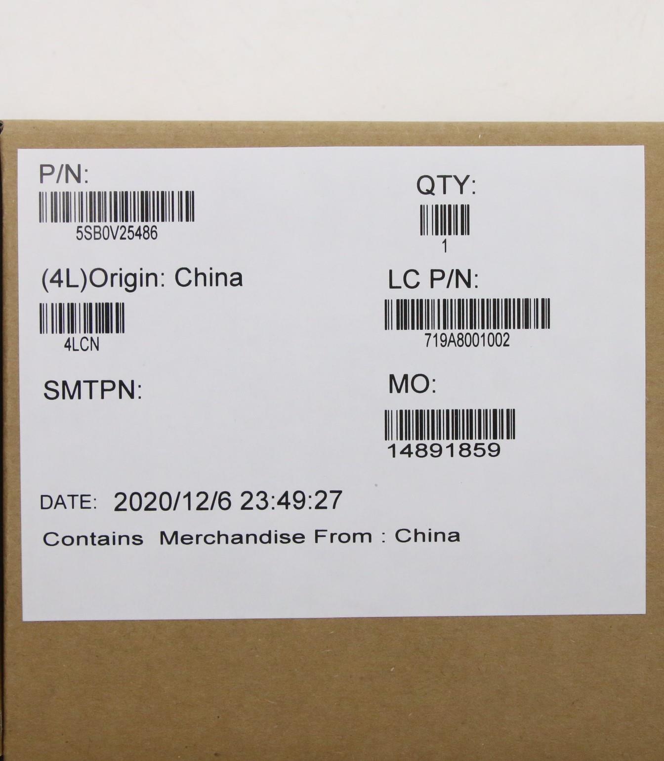 New Genuine Lenovo Thinkpad X1 Carbon 7th 8th Gen Left and Right Speaker 5SB0V25486