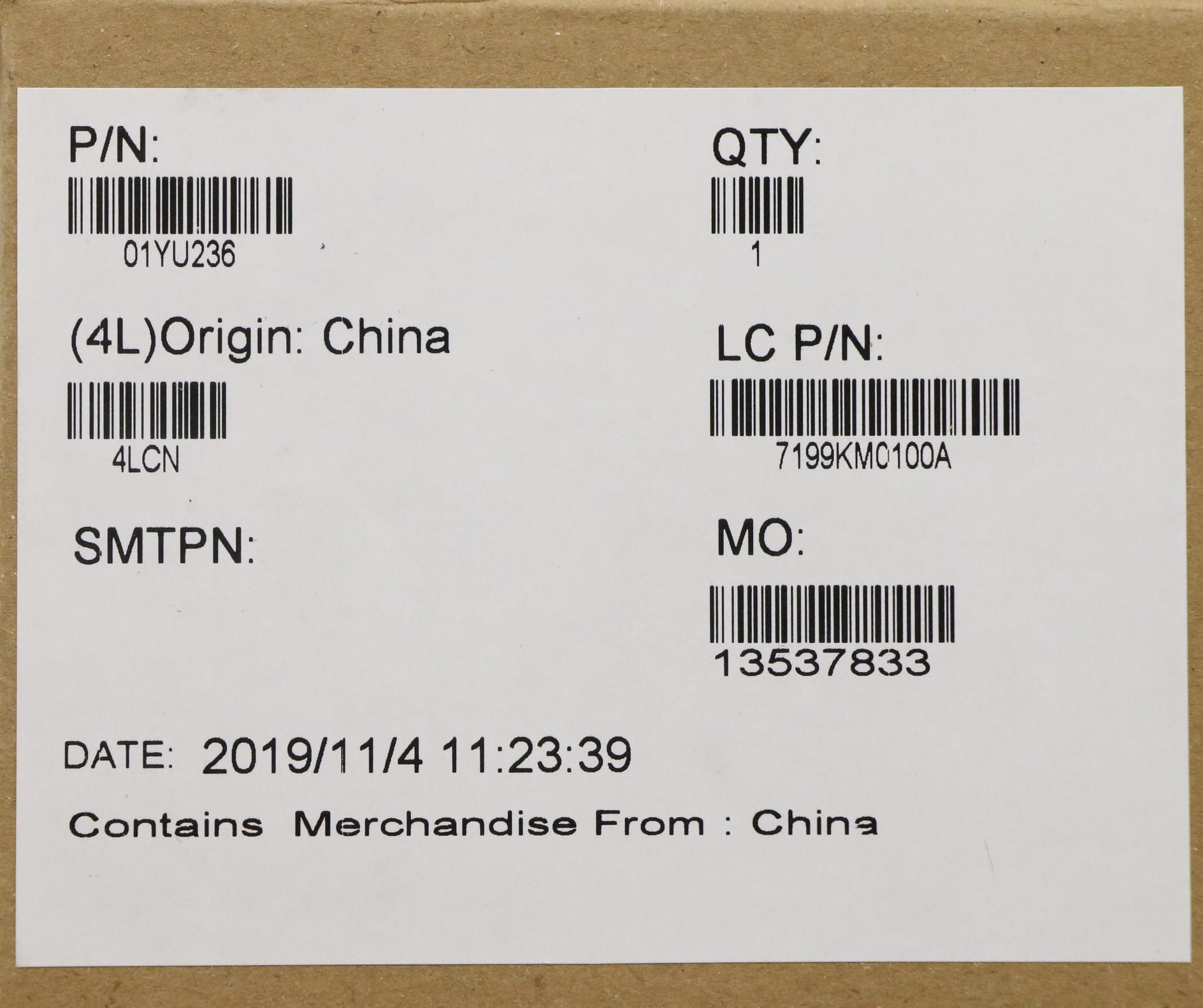 Lenovo ThinkPad P52 15.6" Lcd  cable  01YU236